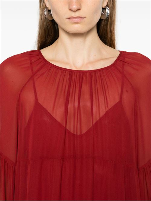 Abito donna lungo rosso Philosophy di Lorenzo Serafini | 042857520142